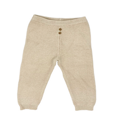 Beige Knitted Leggings