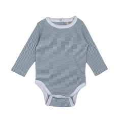 Bluemist Striped Rib Bodysuit