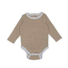 Saffron Striped Rib Bodysuit