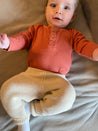 Beige Knitted Leggings