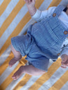 Navy Stripe Dungarees