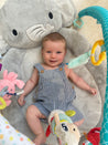 Navy Stripe Dungarees