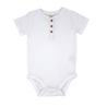 White Henley Bodysuit